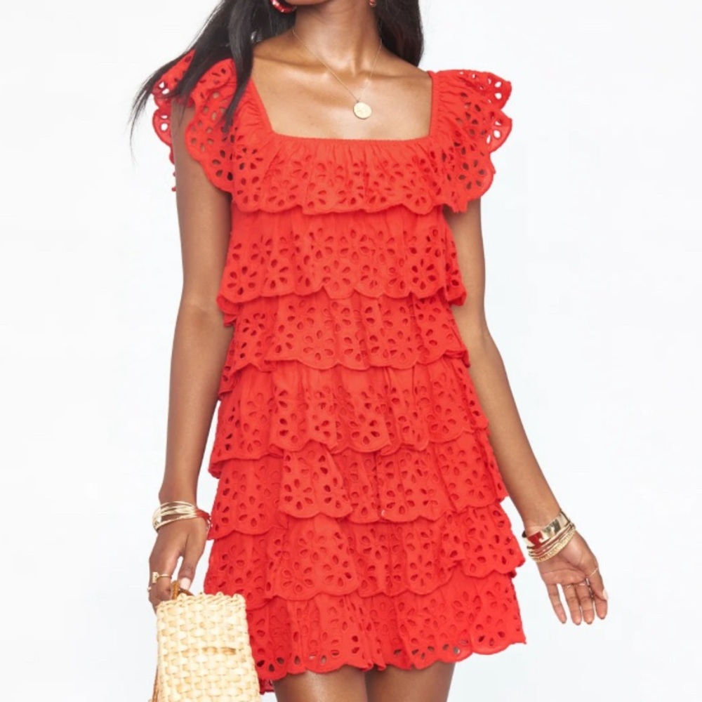 Show Me Your MuMu Red Mini Dress
